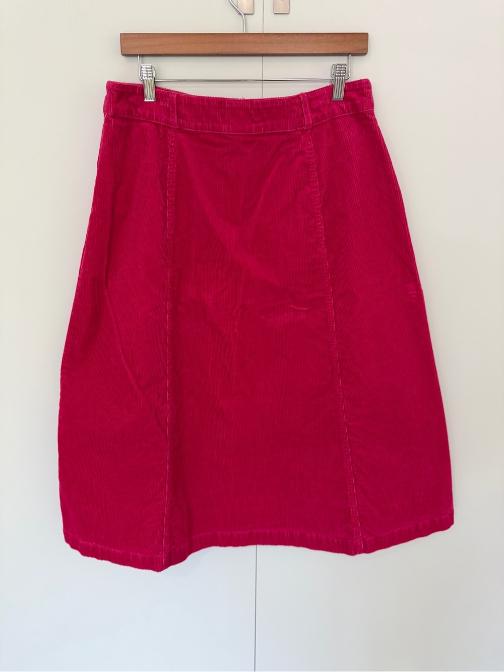 BODEN Petra Cord Midi Skirt-Cherry Jam R0616 - Picture 5 of 9